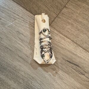 Free People Silver tone Statement Ring Set (7 pieces)